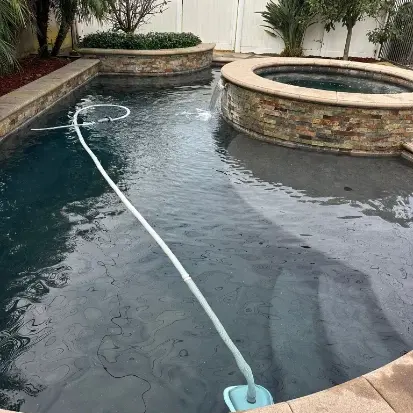 Recent pool job in La Cañada Flintridge, CA