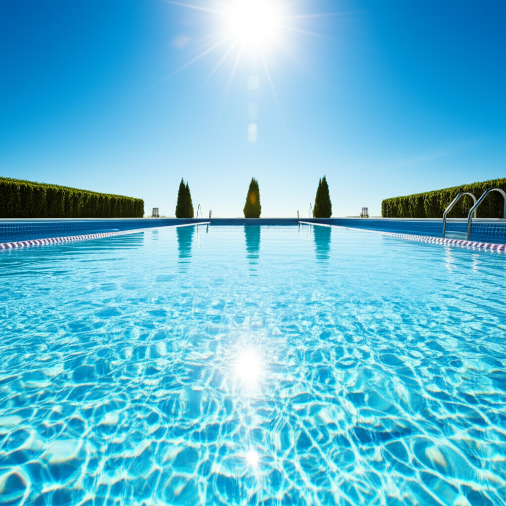&ndash; Generate a high-quality, relevant image prompt for: Water Evaporation: Ultimate Ways to Save Pool