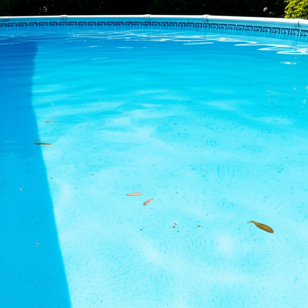 – Generate a high-quality, relevant image prompt for: Pool Care Errors: Stop Costly Mistakes Today!