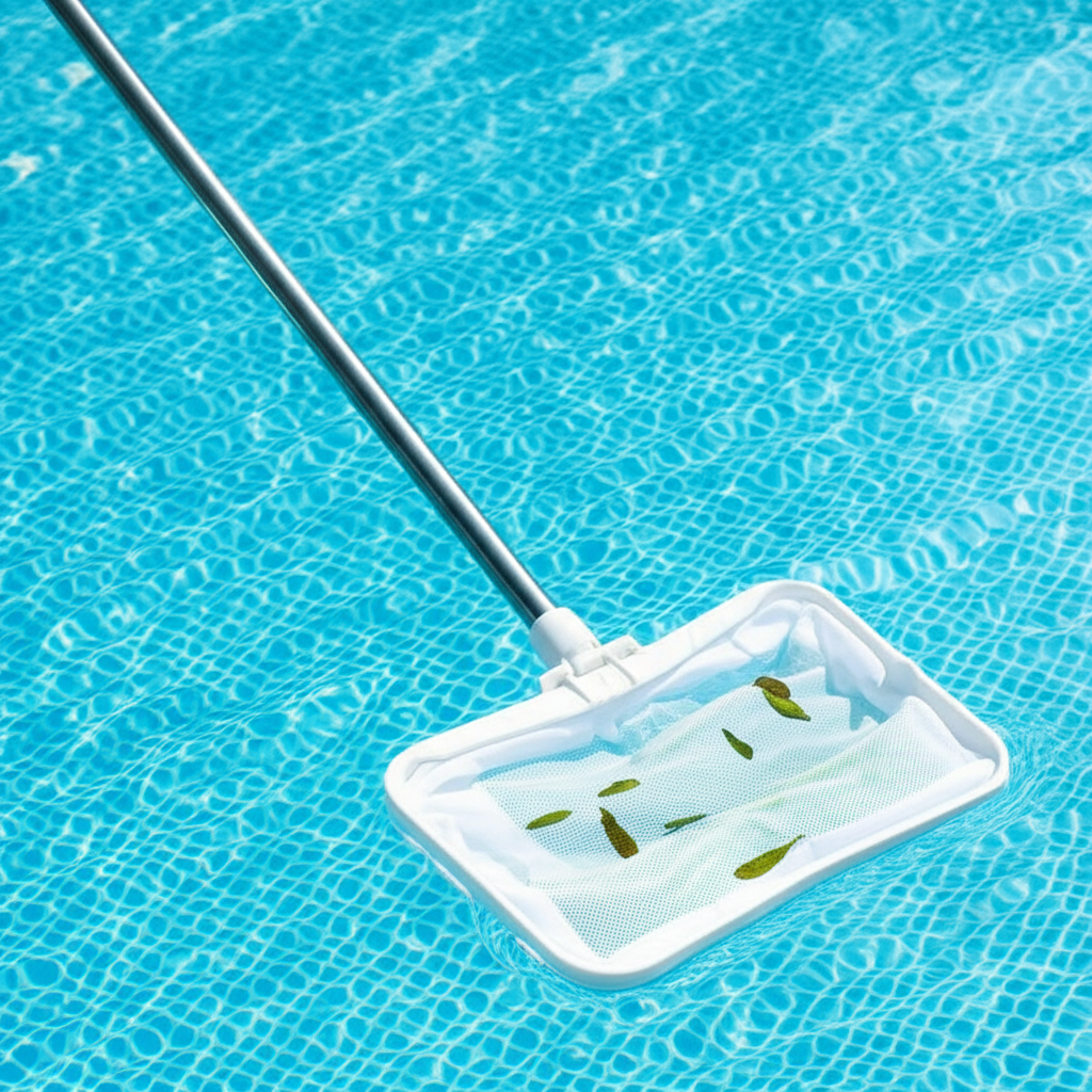 &ndash; Generate a high-quality, relevant image prompt for: Pool Pole: Stunning Effortless Clean!
&ndash; do no