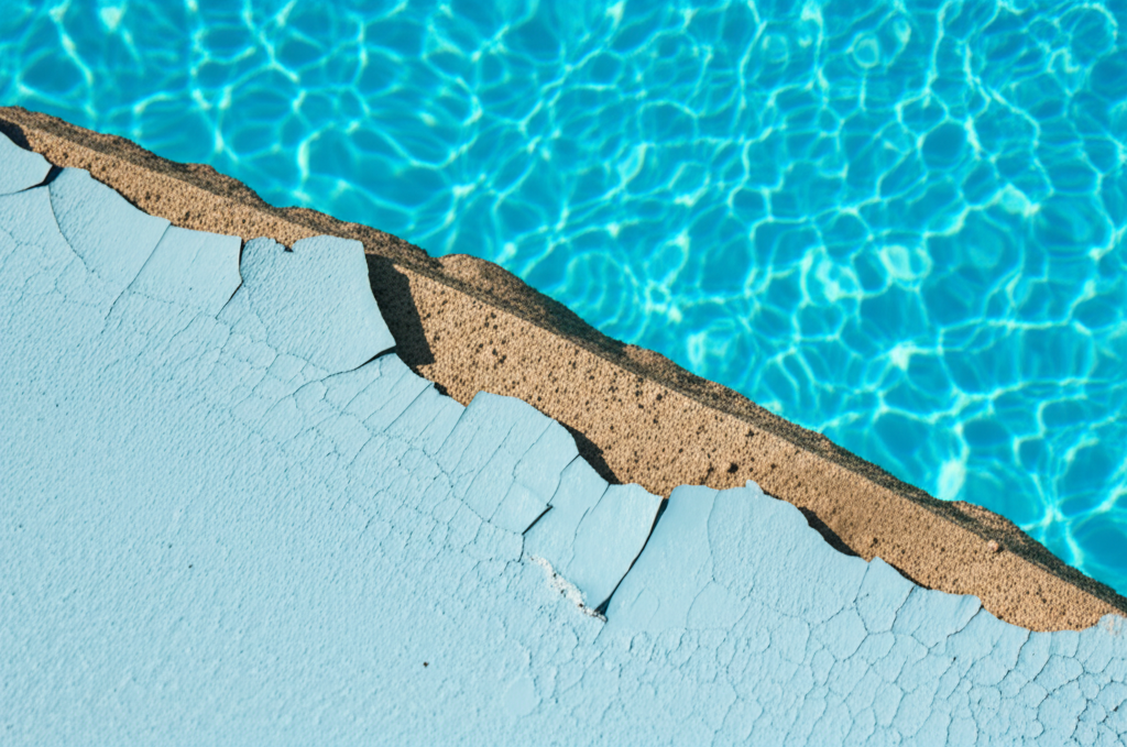 &ndash; Generate a high-quality, relevant image prompt for: Pool Plaster Delamination: Stop Costly Damage